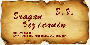 Dragan Vizićanin vizit kartica